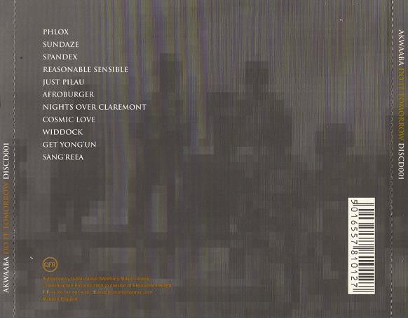 Akwaaba - Do It Tomorrow | Discfunction (DISCD001) - 4