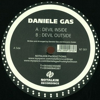 Daniele Gas - The Devil Inside | Notalkin Recordings (NT 001) - 2 Daniele Gas - The Devil Inside | Notalkin Recordings (NT 001) - 2