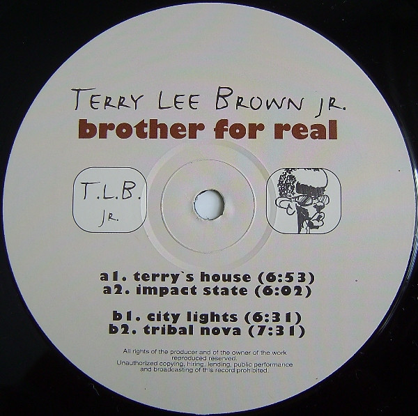 Terry Lee Brown Jr. - Brother For Real | Plastic City (PLAC LP 004) - 3 Terry Lee Brown Jr. - Brother For Real | Plastic City (PLAC LP 004) - 3