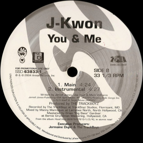 J-Kwon - You & Me | So So Def (SSD-63833-1) - 2 J-Kwon - You & Me | So So Def (SSD-63833-1) - 2