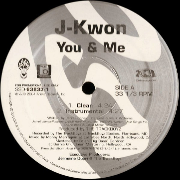 J-Kwon - You & Me | So So Def (SSD-63833-1)