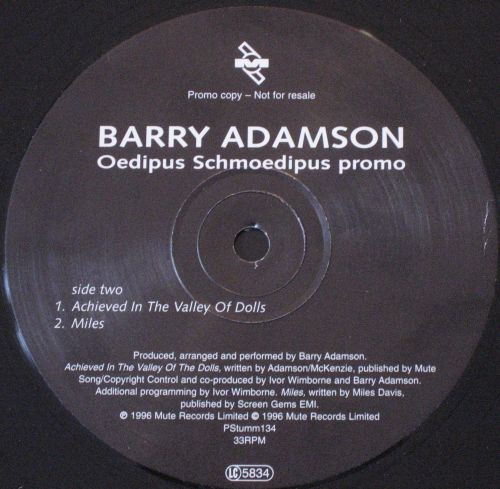 Barry Adamson - Oedipus Schmoedipus | Mute (PStumm 134) - 4