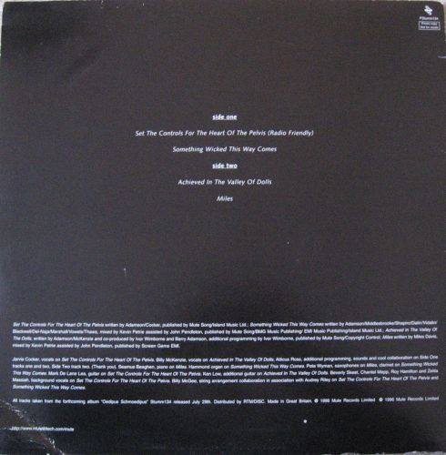 Barry Adamson - Oedipus Schmoedipus | Mute (PStumm 134) - 2