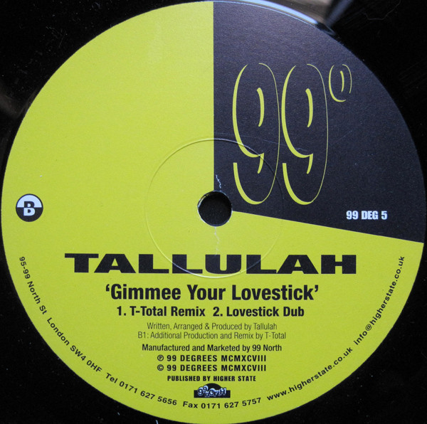 Tallulah - Gimmee Your Lovestick | 99 Degrees (99 DEG 5) - 2 Tallulah - Gimmee Your Lovestick | 99 Degrees (99 DEG 5) - 2