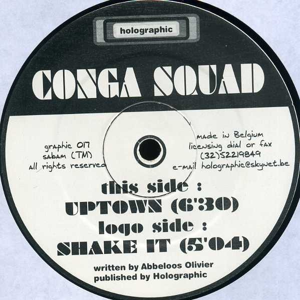 Conga Squad - Uptown / Shake It | Holographic (graphic 017) - 2