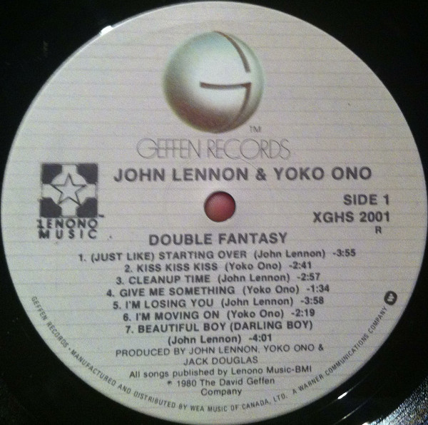 John Lennon & Yoko Ono - Double Fantasy | Geffen Records (XGHS 2001) - 3