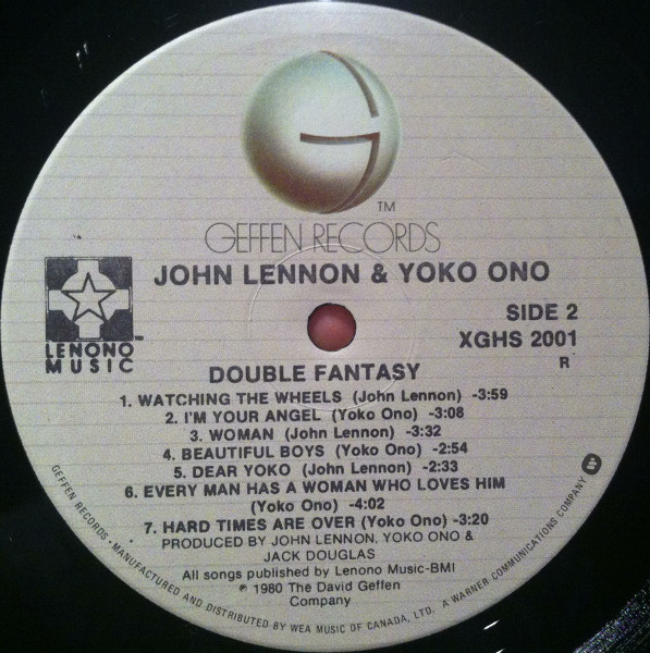 John Lennon & Yoko Ono - Double Fantasy | Geffen Records (XGHS 2001) - 4