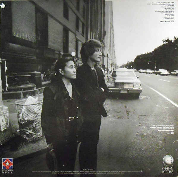 John Lennon & Yoko Ono - Double Fantasy | Geffen Records (XGHS 2001) - 2