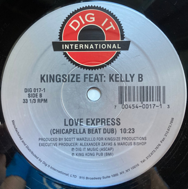 Kingsize - Love Express | Dig It International (DIG 017-1) - 2