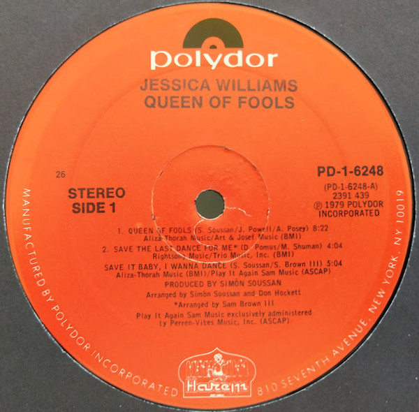 Jessica Williams - Queen Of Fools | Polydor (PD-1-6248) - 3