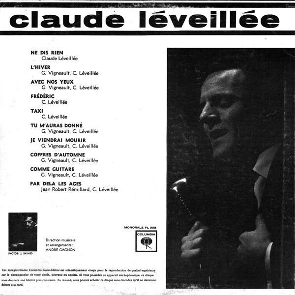 Claude Léveillée - Claude Léveillée | Columbia (FL-303) - 2