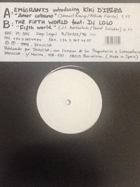 Emigrants / The Fifth World - Amor Cubano / Fifth World | Divucsa (34-723) - main