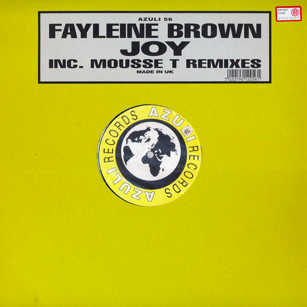 Fayleine Brown - Joy | Azuli Records (AZNY 56) - main Fayleine Brown - Joy | Azuli Records (AZNY 56) - main