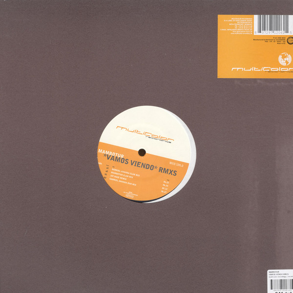 Mambotur - Vamos Viendo Rmxs | Multicolor Recordings (MCR 139.0) - 3