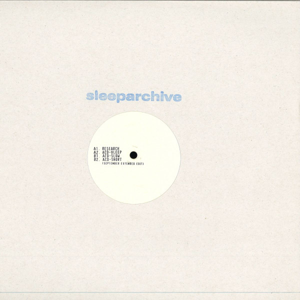 Sleeparchive - Research EP | Sleeparchive (ZZZ 03)