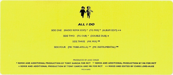 Jane Child - All I Do | Warner Bros. Records (PRO-A-6845) - 3