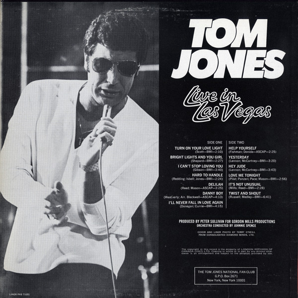 Tom Jones - Live In Las Vegas | Parrot (PAS 71031) - 2 Tom Jones - Live In Las Vegas | Parrot (PAS 71031) - 2