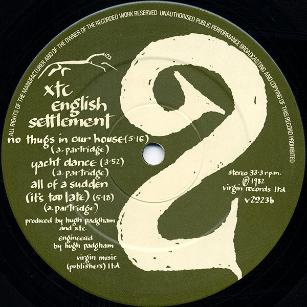XTC - English Settlement | Virgin (V2223) - 4