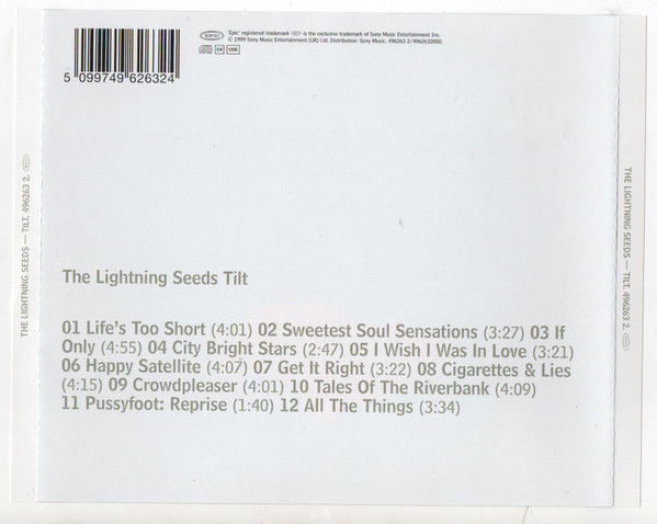 Lightning Seeds - Tilt | Epic (496263 2) - 2