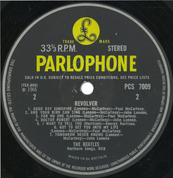 The Beatles - Revolver | Parlophone (PCS 7009) - 4 The Beatles - Revolver | Parlophone (PCS 7009) - 4
