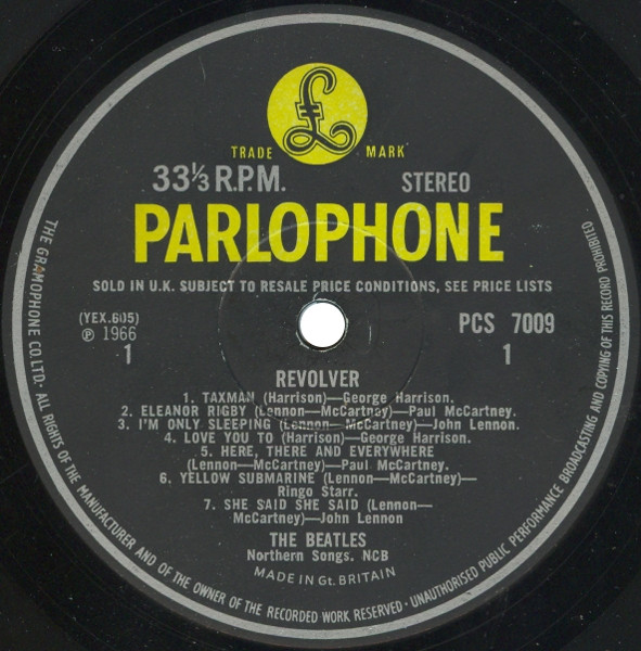 The Beatles - Revolver | Parlophone (PCS 7009) - 3 The Beatles - Revolver | Parlophone (PCS 7009) - 3
