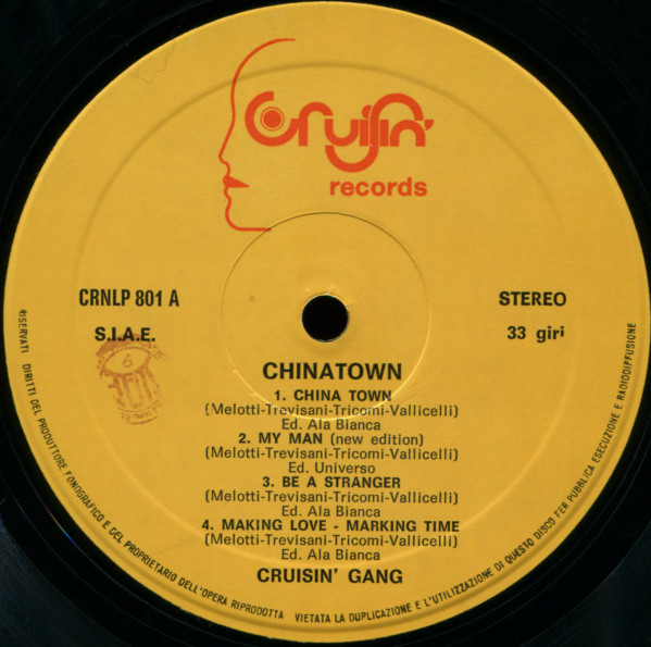 Cruisin' Gang - Chinatown | Cruisin' Records (CRNLP 801) - 3 Cruisin' Gang - Chinatown | Cruisin' Records (CRNLP 801) - 3