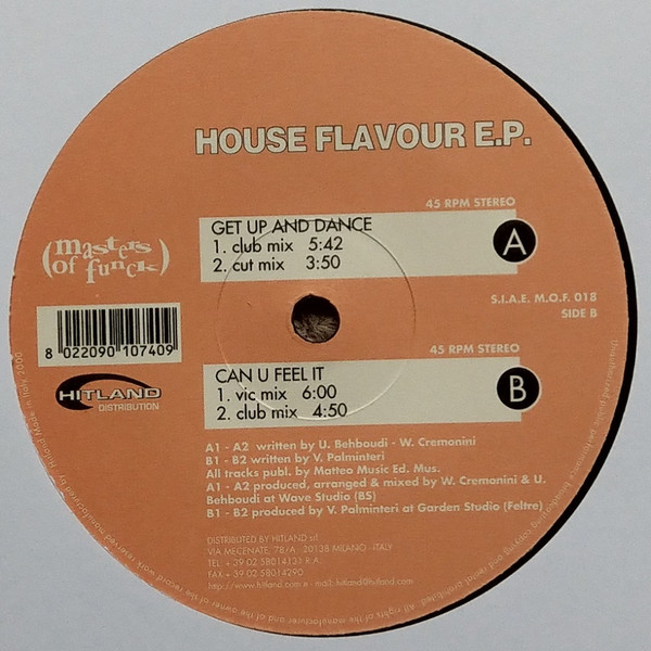 House Flavour - House Flavour E.P. | Masters Of Funck (MOF 018) - 2