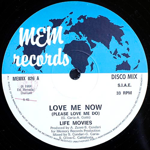 Live Movies - Love Me Now (Please Love Me Do) | Memory Records (MEMIX 026) - 3