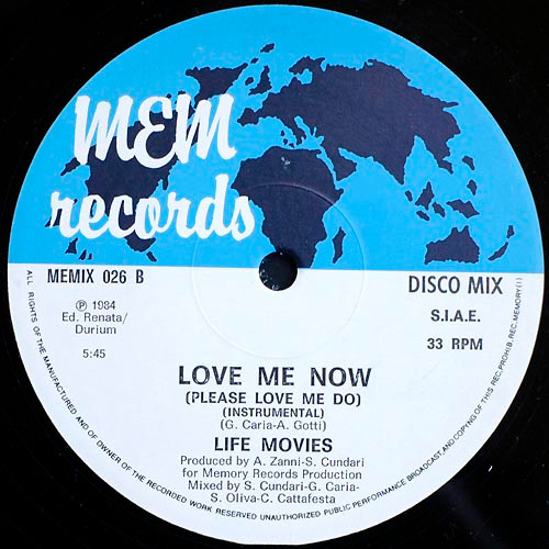 Live Movies - Love Me Now (Please Love Me Do) | Memory Records (MEMIX 026) - 4