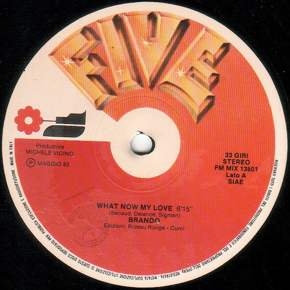 Brando - What Now My Love | Five (FM MIX 13801) - main