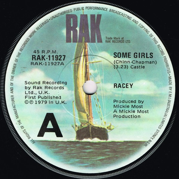 Racey - Some Girls | RAK (RAK -11927) - main