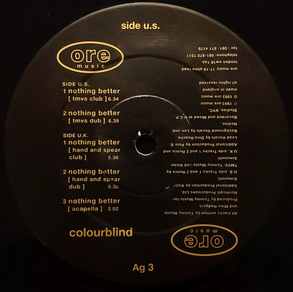 Colourblind - Nothing Better | Ore Music (Ag 3) - 3