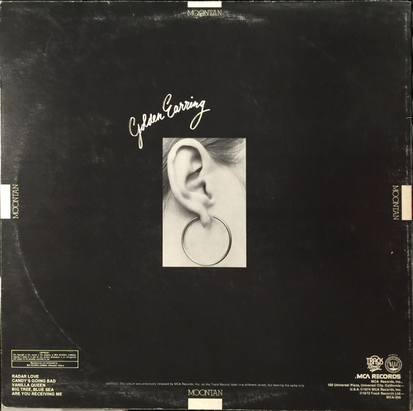 Golden Earring - Moontan [Vinyl] | Track Record (MCA-396) - 2