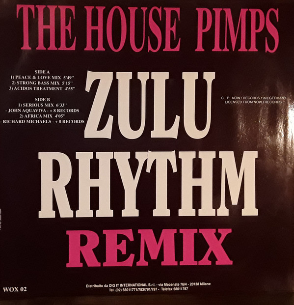 House Pimps - Zulu Rhythm (Remix) | WOX Records (WOX 02) - 2