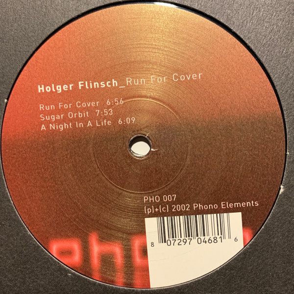 Holger Flinsch - Run For Cover | Phono Elements (PHO 007) - 2