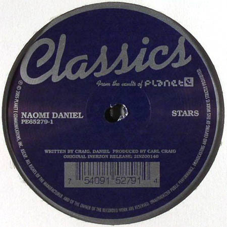 Naomi Daniel - Feel The Fire / Stars | Planet E (PE65279-1) - main