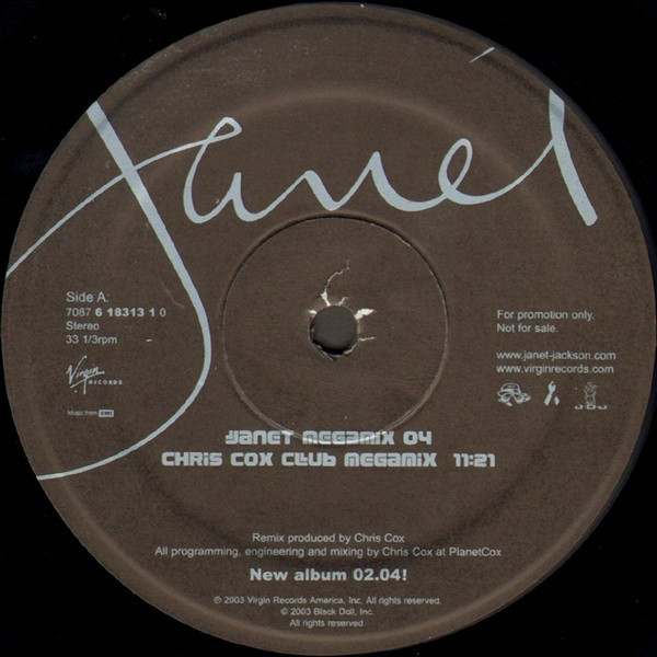 Janet Jackson - Janet Megamix 04 | Virgin (7087 6 18313 1 0)