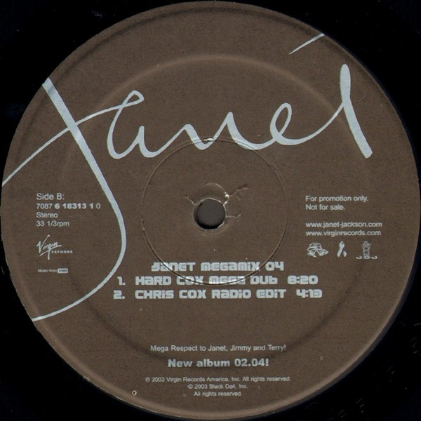 Janet Jackson - Janet Megamix 04 | Virgin (7087 6 18313 1 0) - 2