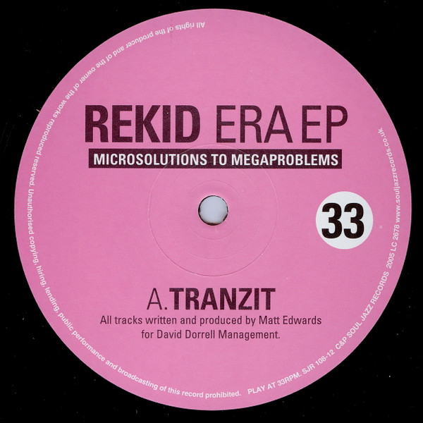 REKID - Era EP | Microsolutions To Megaproblems (SJR 108-12) - 3 REKID - Era EP | Microsolutions To Megaproblems (SJR 108-12) - 3