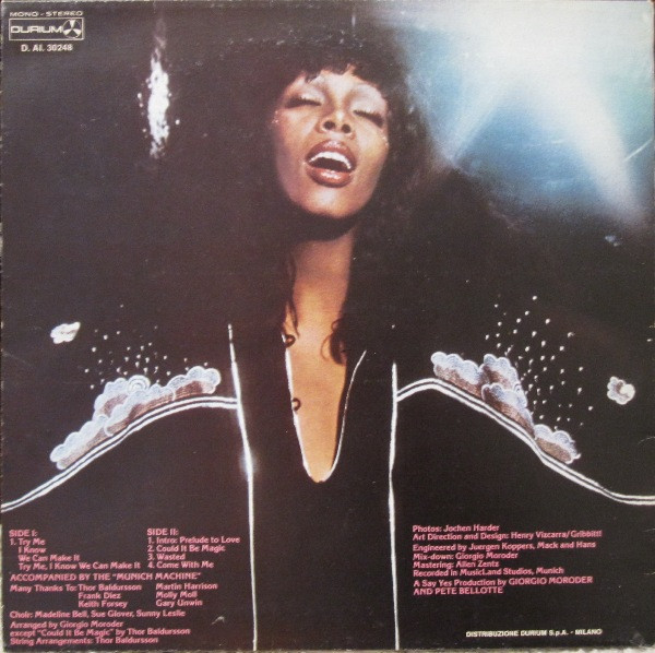 Donna Summer - A Love Trilogy | Durium (D. AI. 30248) - 2