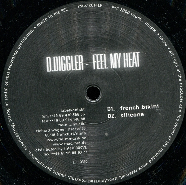 D.Diggler - Feel My Heat | Raum...musik (musik014LP) - 6 D.Diggler - Feel My Heat | Raum...musik (musik014LP) - 6