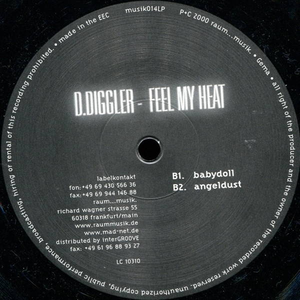D.Diggler - Feel My Heat | Raum...musik (musik014LP) - 4 D.Diggler - Feel My Heat | Raum...musik (musik014LP) - 4