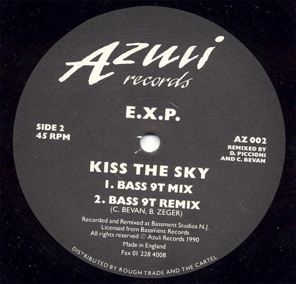 E.X.P. - Kiss The Sky | Azuli Records (AZ002) - 2