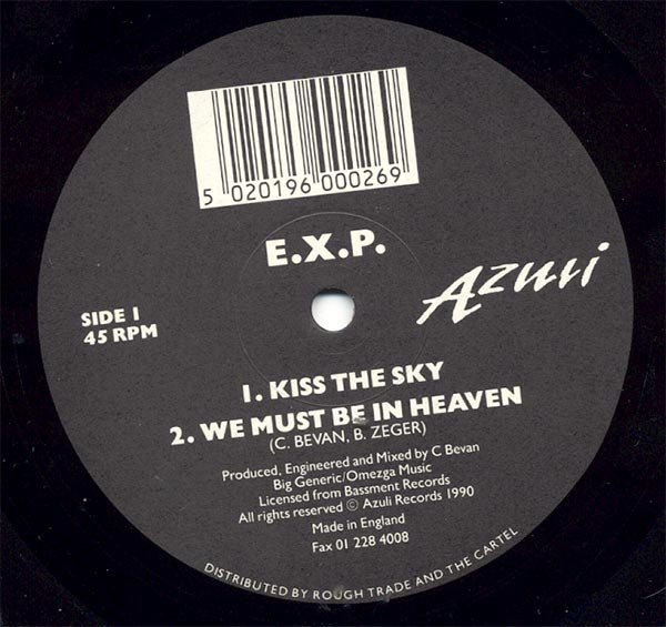 E.X.P. - Kiss The Sky | Azuli Records (AZ002) - main