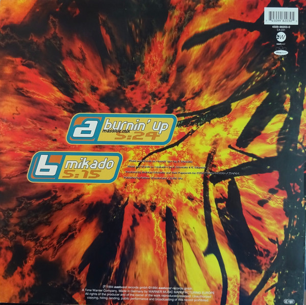 DJ Errik - Burnin' Up | Ultraphonic (4509-98203-0) - 2 DJ Errik - Burnin' Up | Ultraphonic (4509-98203-0) - 2