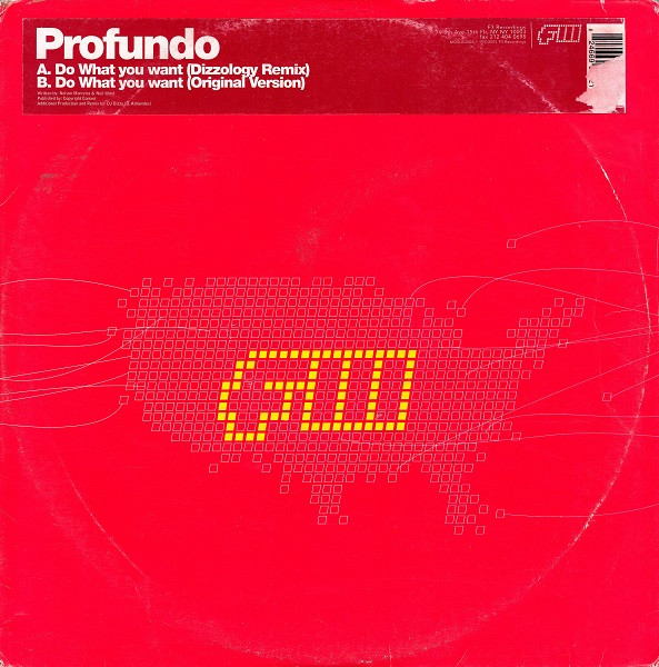 Profundo - Do What You Want | F3 Recordings (MOSUS3002-1) - main Profundo - Do What You Want | F3 Recordings (MOSUS3002-1) - main