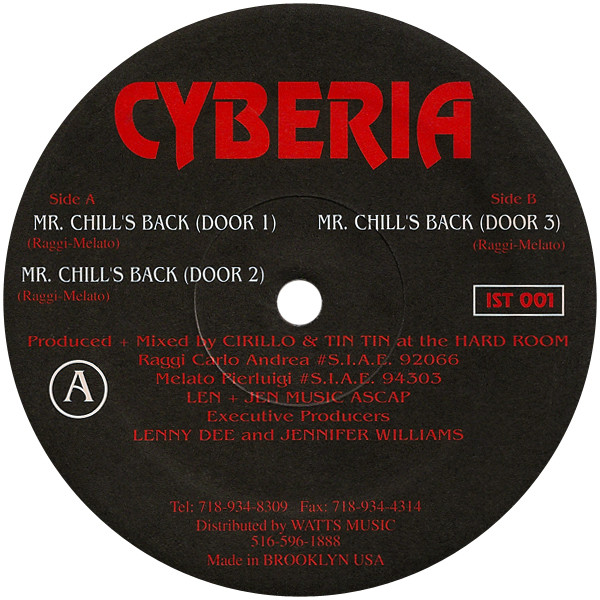 Cyberia - Mr. Chill's Back | IST Records (IST 001) - main Cyberia - Mr. Chill's Back | IST Records (IST 001) - main