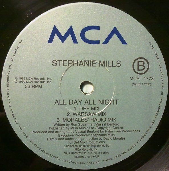 Stephanie Mills - All Day, All Night | MCA Records (MCST 1778) - 4 Stephanie Mills - All Day, All Night | MCA Records (MCST 1778) - 4
