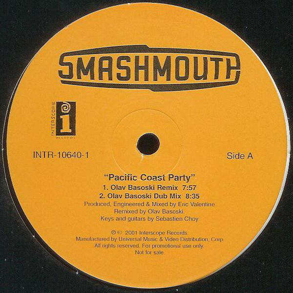 Smashmouth - Pacific Coast Party | Interscope Records (INTR-10640-1) - main Smashmouth - Pacific Coast Party | Interscope Records (INTR-10640-1) - main