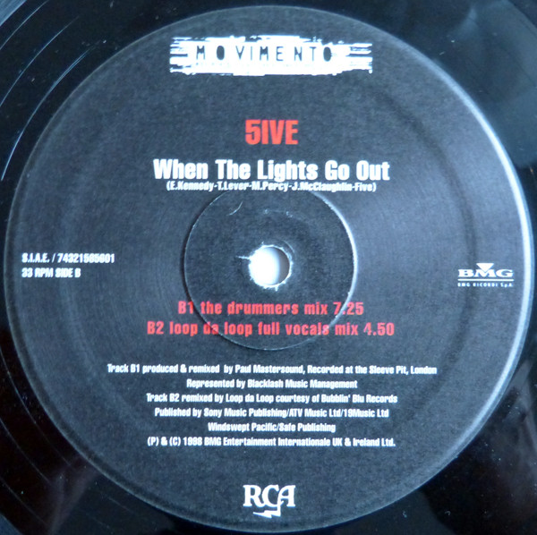5ive - When The Lights Go Out | Movimento (74321585601) - 2 5ive - When The Lights Go Out | Movimento (74321585601) - 2